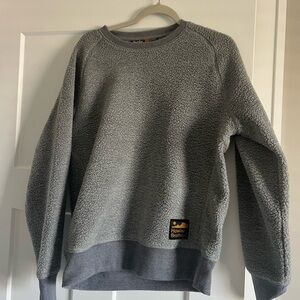 Howler Bros fuzzy grey sweatshirt - men’s small